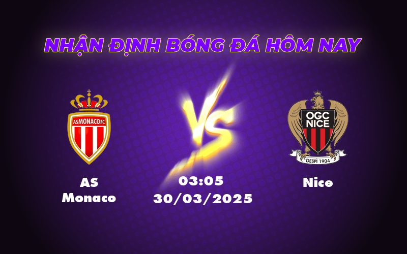 Nhận định bóng đá AS Monaco vs Nice Cuộc đối đầu căng thẳng tranh Top 3 tại Ligue 1 1 as monaco nice 30 03 ligue 1