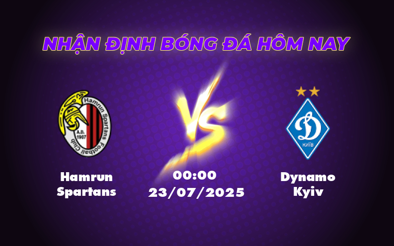 Nhận định soi kèo trận đấu Hamrun Spartans vs Dynamo Kyiv Bất ngờ từ đội cửa dưới 1 hamrun spartans dynamo kyiv 23 07 c1