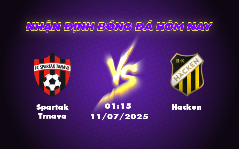 Nhận định soi kèo trận đấu giữa Spartak Trnava và Hacken Ai sẽ chiếm ưu thế 1 spartak trnava hacken 11 07 c2